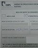 01 - Reçu de dépôt de demande d'attestation d'immatriculation à la CNPS